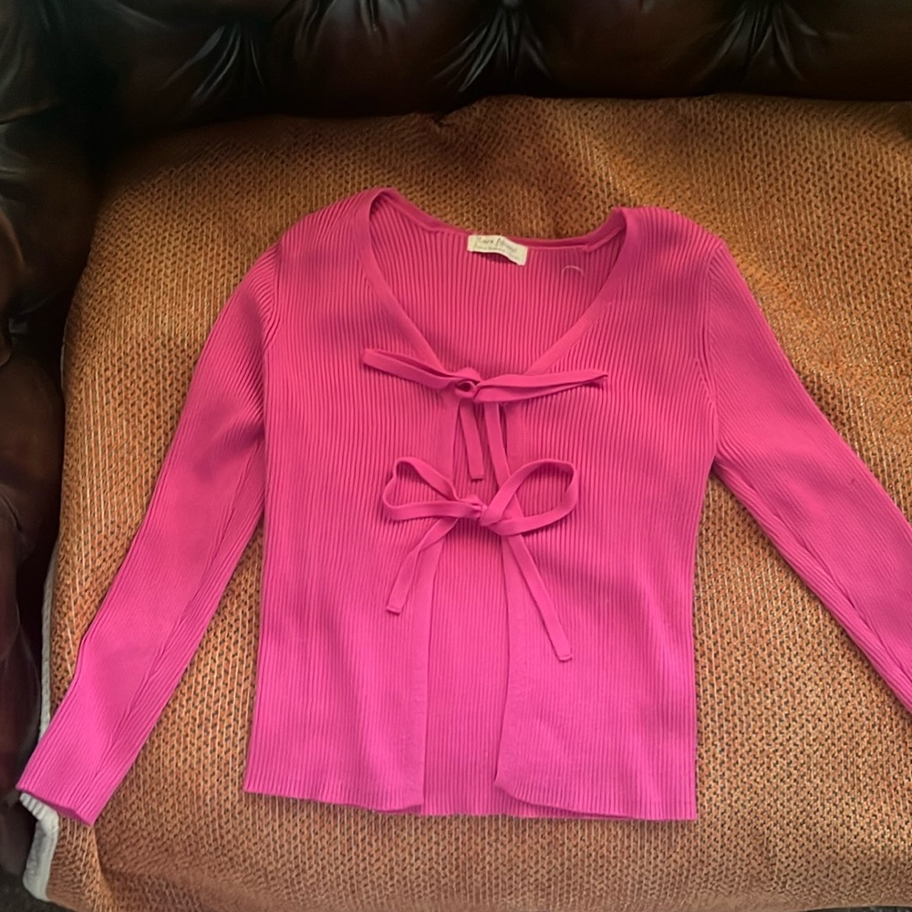 Hot pink sweater